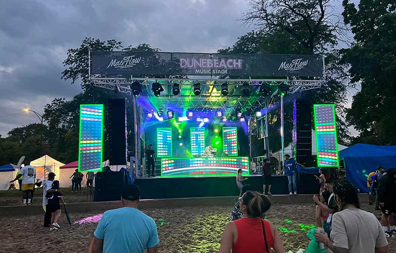 Dunebeach music festival, Miami Florida.